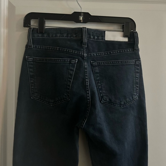 RE/DONE Original High Rise Ankle Crop Stretch Jeans Size 26 - Picture 5 of 7